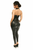 Top Drawer Patent Steel Boned Collared Bustier Top