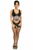 Lavish Sheer Lace & Faux Leather Open Cup Waist Cincher