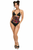 Top Drawer PVC Steel Boned Underbust Corset with Lace-Up Front