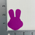 Bunny With Ears Assorted Color Creative Cut-Outs