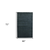 4' X 6' Dark Gray Wool Hand Woven Area Rug