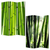 72" Green Canvas Folding Three Panel Screen Room Divider