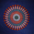 Navy Blue Peacock Dance Mandala Tapestry