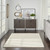 4' x 6' Ivory and Tan Geometric Hand Tufted Area Rug