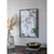 32" Black Iron Framed Antiqued Glass Accent Mirror