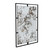 32" Black Iron Framed Antiqued Glass Accent Mirror
