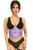Lavish Holo Open Cup Underwire Waist Cincher