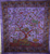 Violet Tree of Life Birds Tapestry