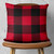 Red and Black Buffalo Plaid Throw Pillow Cover - 808230092327