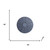 19" X 19" X 2" Sandstone, Fine Polished, Round With Stardust Pebble Finish - Wall Decor