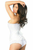 Lavish Lace Overbust Corset with Zipper