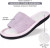 ROXONI Women's Soft Open Toe Slide Slippers, Indoor Outdoor Rubber Sole