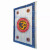 Aum Shanti Yoga Brushstroke Art Geometric Wall Tapestry