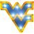 West Virginia University "WV" Lighted Recycled Metal Wall Decor