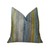 Plutus Clear Shore Blue Mustard and Lavender Handmade Luxury Pillow