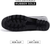 Roxoni Womens Black Rubber Rain Boots 16" Mid Calf Waterproof and Clear Sole