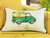 Homeroots Home Decor Green Pumpkin Truck Lumbar Throw Pillow, 12 x 20 Inches
