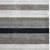 5' X 8' Black And Gray Wool Striped Hand Woven Area Rug