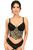 Lavish Velvet Underwire Open Cup Cincher Corset
