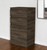 23" Brown Two Drawer Standard Chest