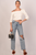 Alessia Cropped Blouse In White