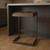 26" Wood Brown And Brown Solid Wood And Metal Backless Counter Height Bar Chair