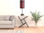 33" Gray and Red Mod Dot Novelty Table Lamp