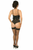Lavish Celestial Satin Open Cup Waist Cincher