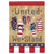 Patriotic Flip Flops Flag Burlap