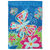 Mosaic Butterfly Garden Flag 