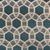 Plutus Pineapple Slice Blue and Beige Luxury Throw Pillow