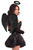 Top Drawer 4 PC Sequin Dark Angel Corset Dress Costume