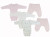 Bambini Infant Girls Long Sleeve Onezies and Joggers