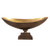 Rustic Bronze Oblong Footed Centerpiece Bowl