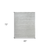 4' X 6' Ivory Geometric Hand Woven Area Rug