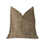 Plutus Prismatic Red and Brown Luxury Throw Pillow