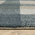 3' X 5' Teal Grey Tan And Beige Geometric Power Loom Stain Resistant Area Rug