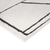 4' X 6' Ivory And Black Geometric Area Rug