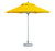 13' Yellow Polyester Round Market Patio Umbrella