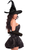 Top Drawer 3 PC Sequin Witch Corset Dress Costume