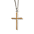 Silver And Plated Cross Necklace