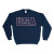 USA Flag Crewneck Sweatshirt Navy