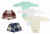 Bambini Infant Boys Long Sleeve Onezies and Boxer Shorts