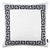 Black and White Greek Key Classic Throw Pillow
