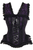 Top Drawer Purple/Black Swirl Brocade & Lace Steel Boned Corset with Cap Sleeves
