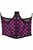 Lavish Print Mesh Open Cup Waist Cincher