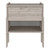 22" Light Gray One Drawer Faux Wood Nightstand