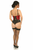 Lavish Brocade Open Cup Waist Cincher