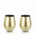 Gold Stemless Wine Glasses By Viski
