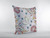 18" Gray Bird Zippered Double Sided Suede Throw Pillow